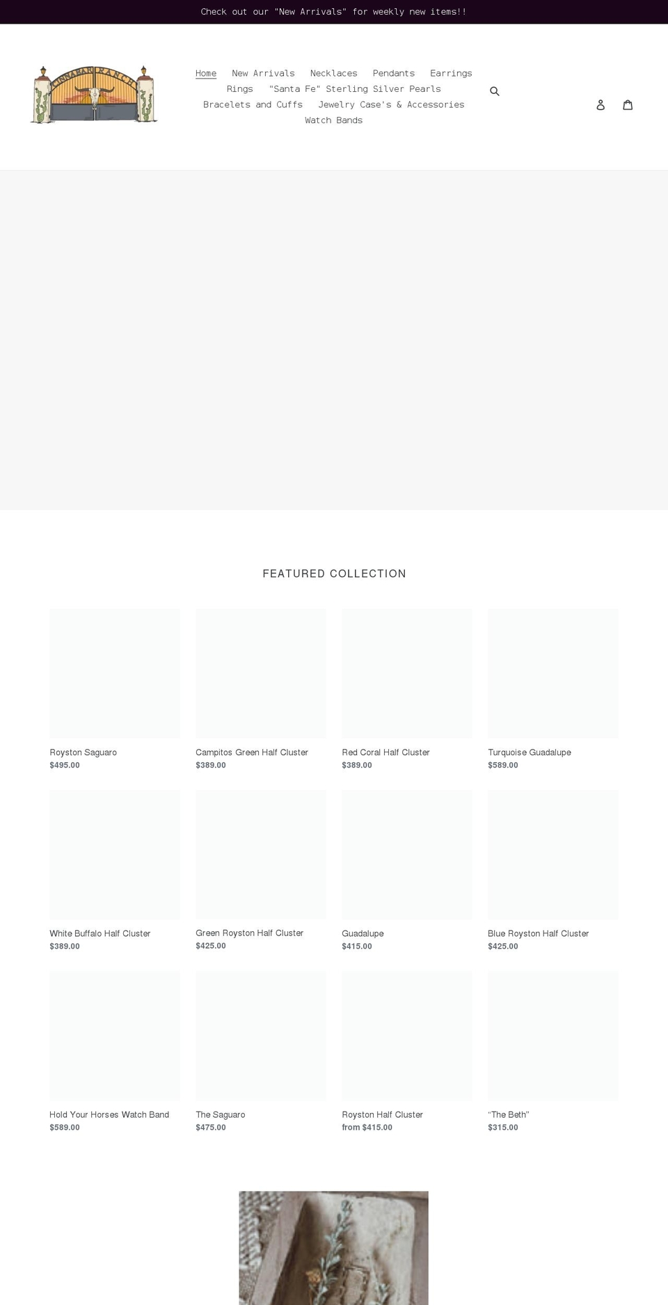 cinnabarranchco.com shopify website screenshot