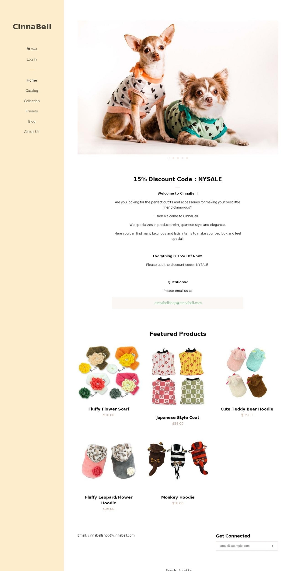 cinnabell.com — Shopify storefront screenshot