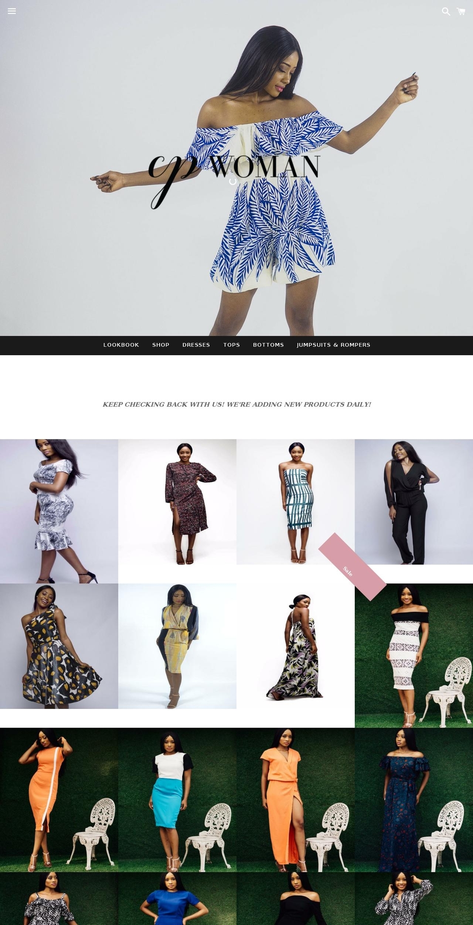 cinnamonandpearl.com shopify website screenshot