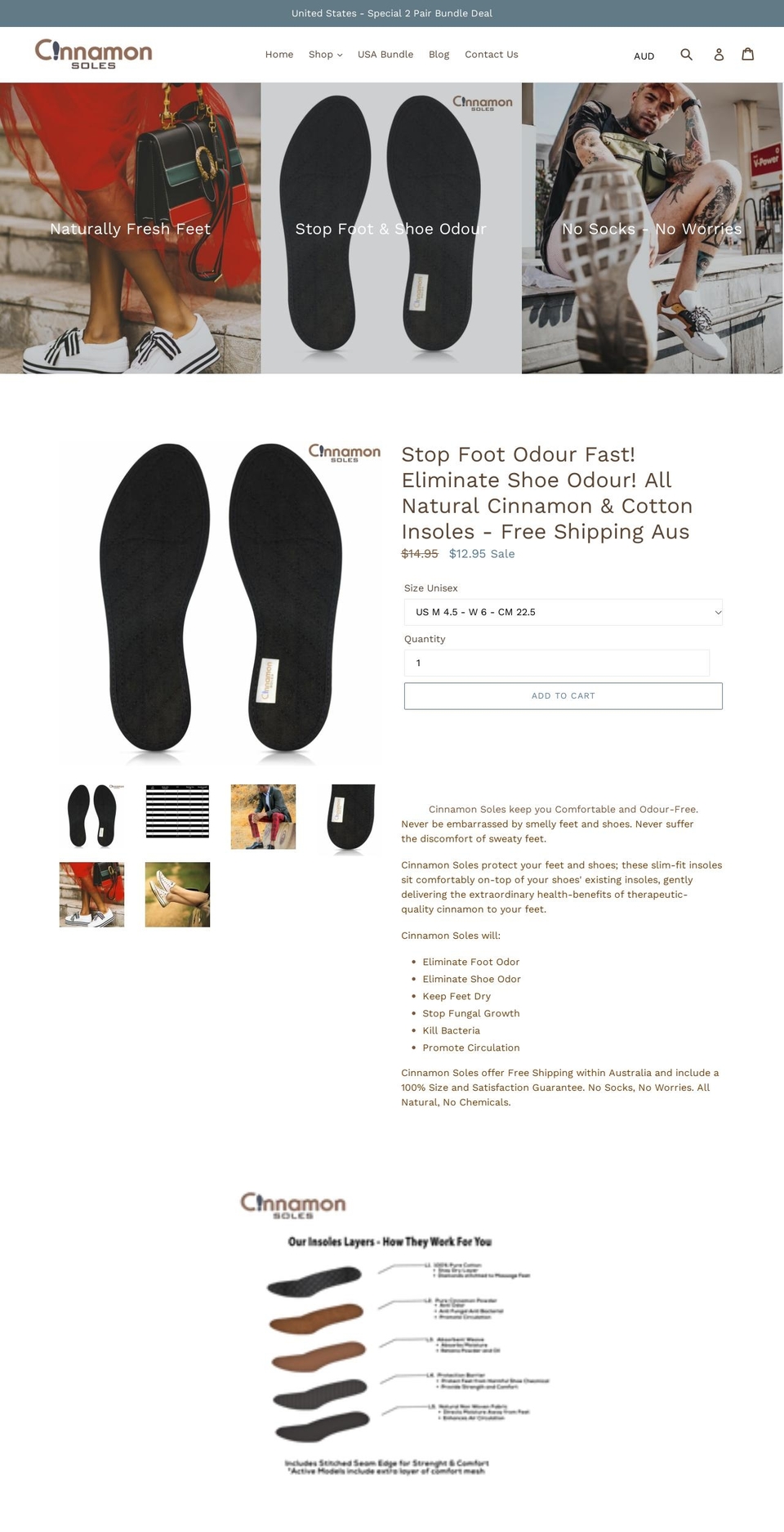 cinnamonsoles.com shopify website screenshot