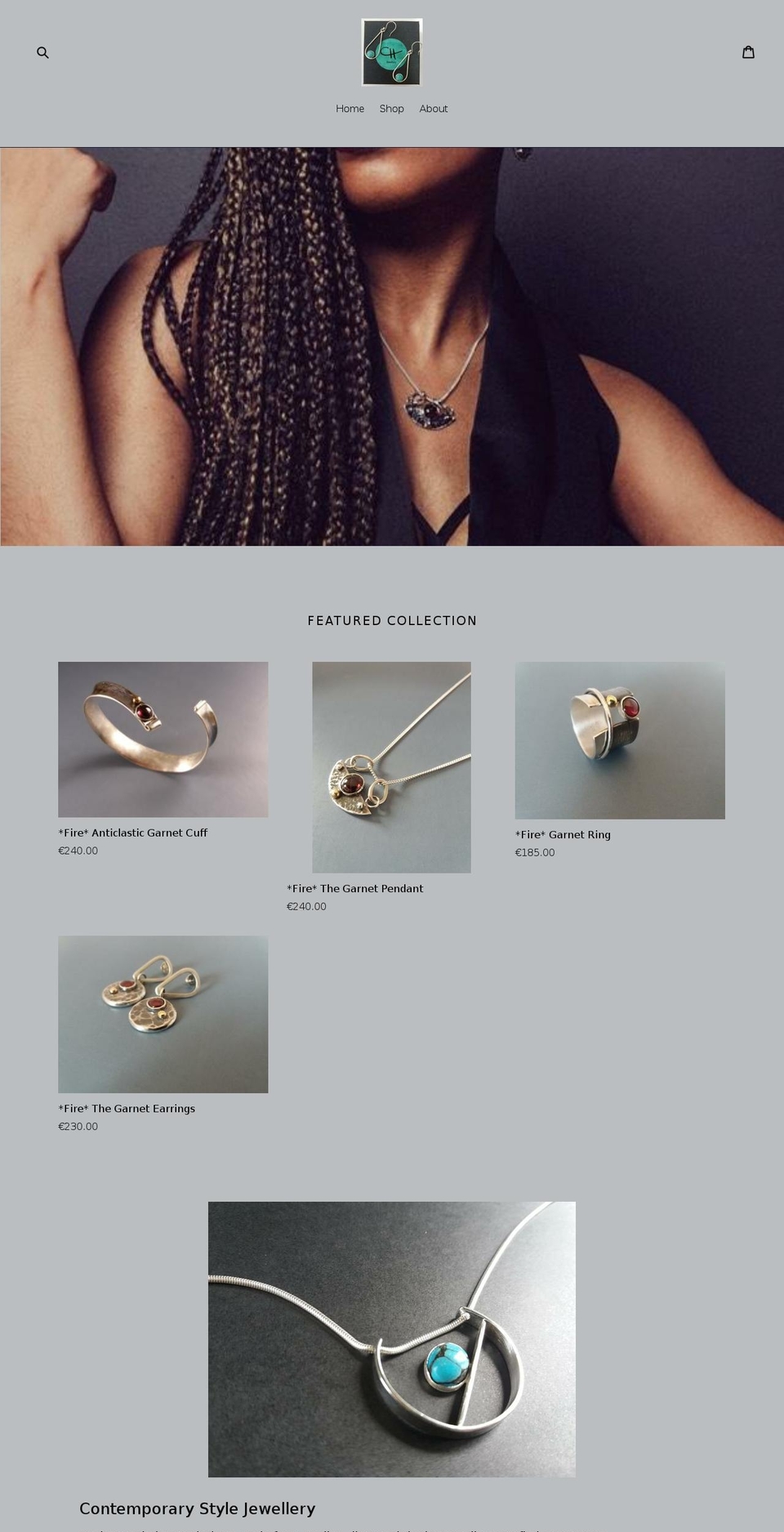 cintiahippener.com shopify website screenshot