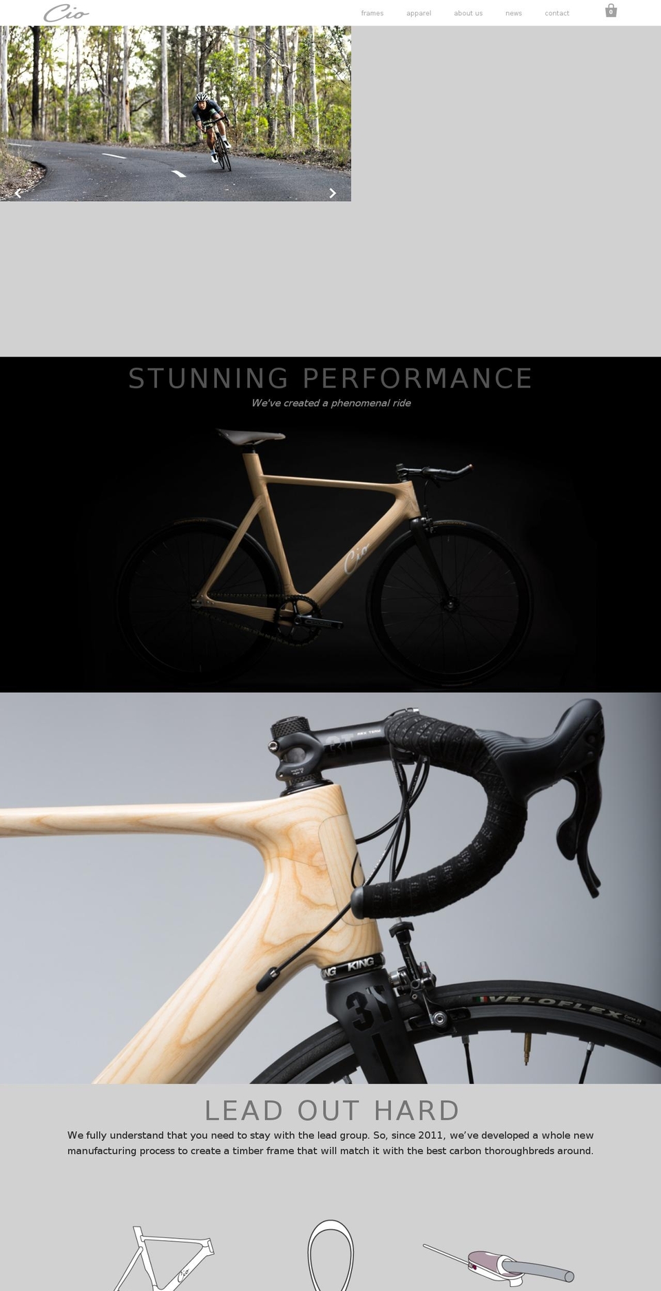 ciobike.com — Shopify storefront screenshot