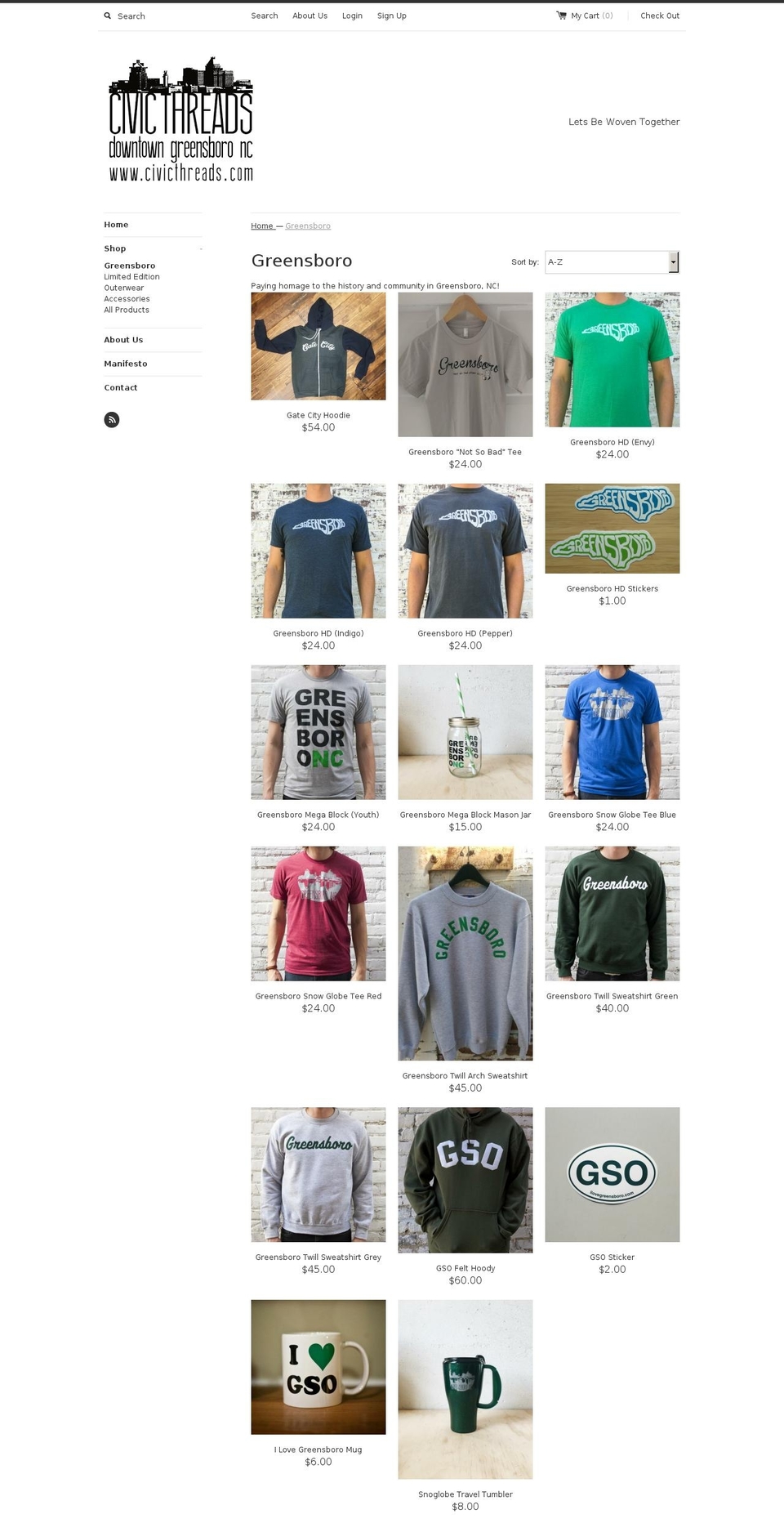 circa1808.com — Shopify storefront screenshot