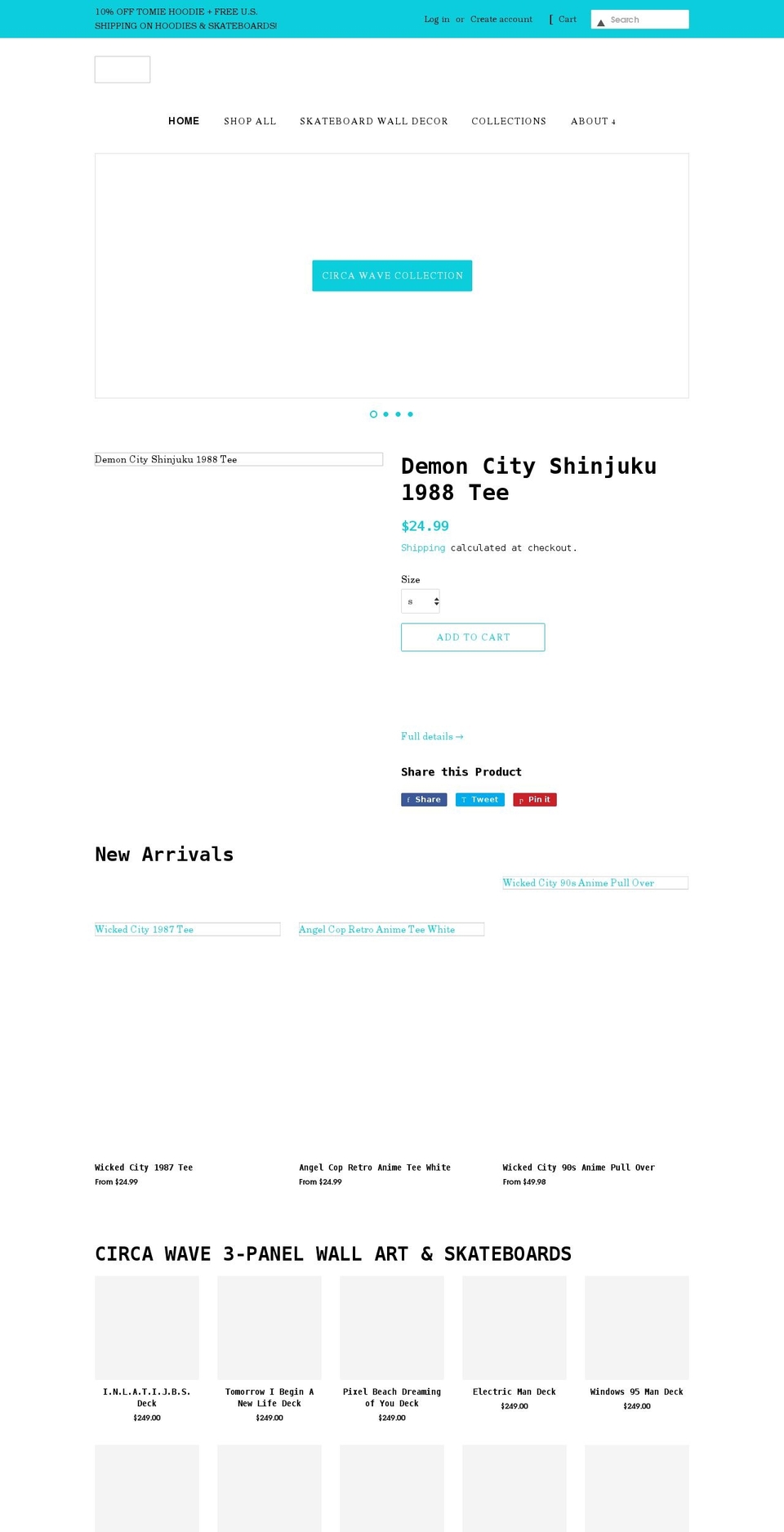 circa97.com shopify website screenshot