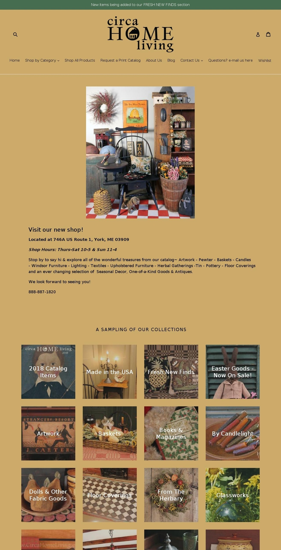 circahomeliving.com shopify website screenshot