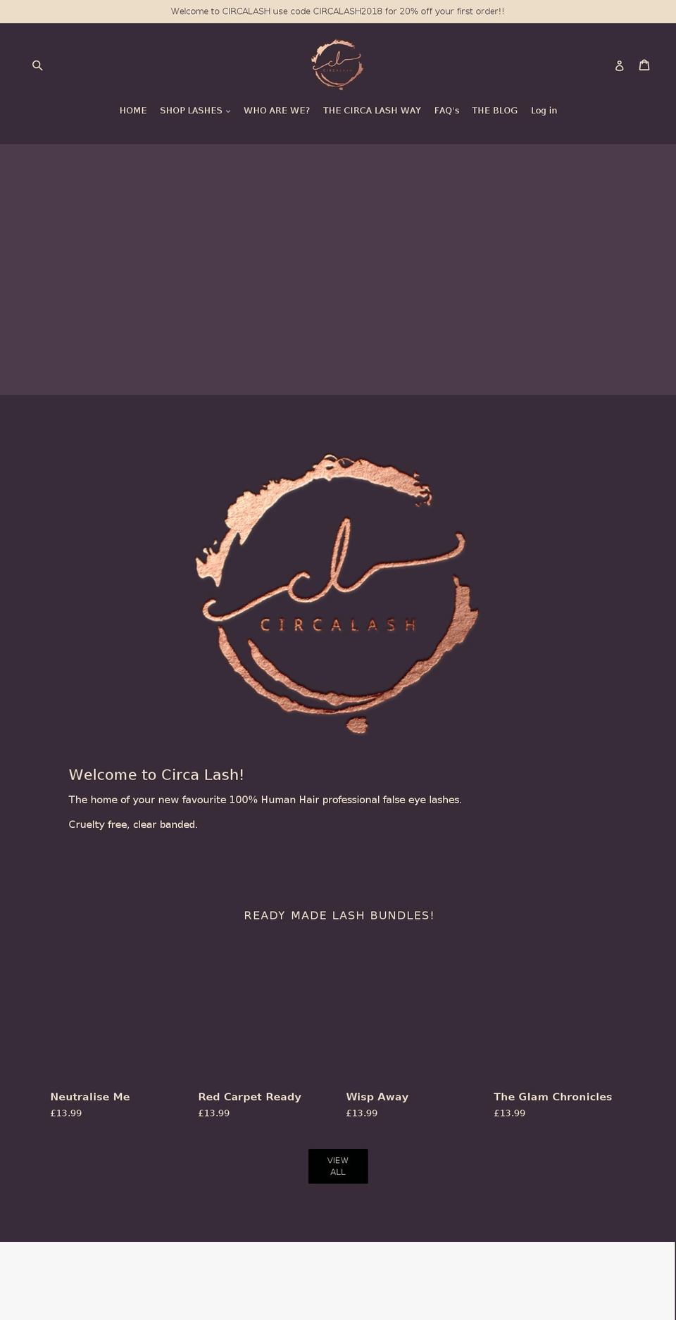 circalash.com — Shopify storefront screenshot
