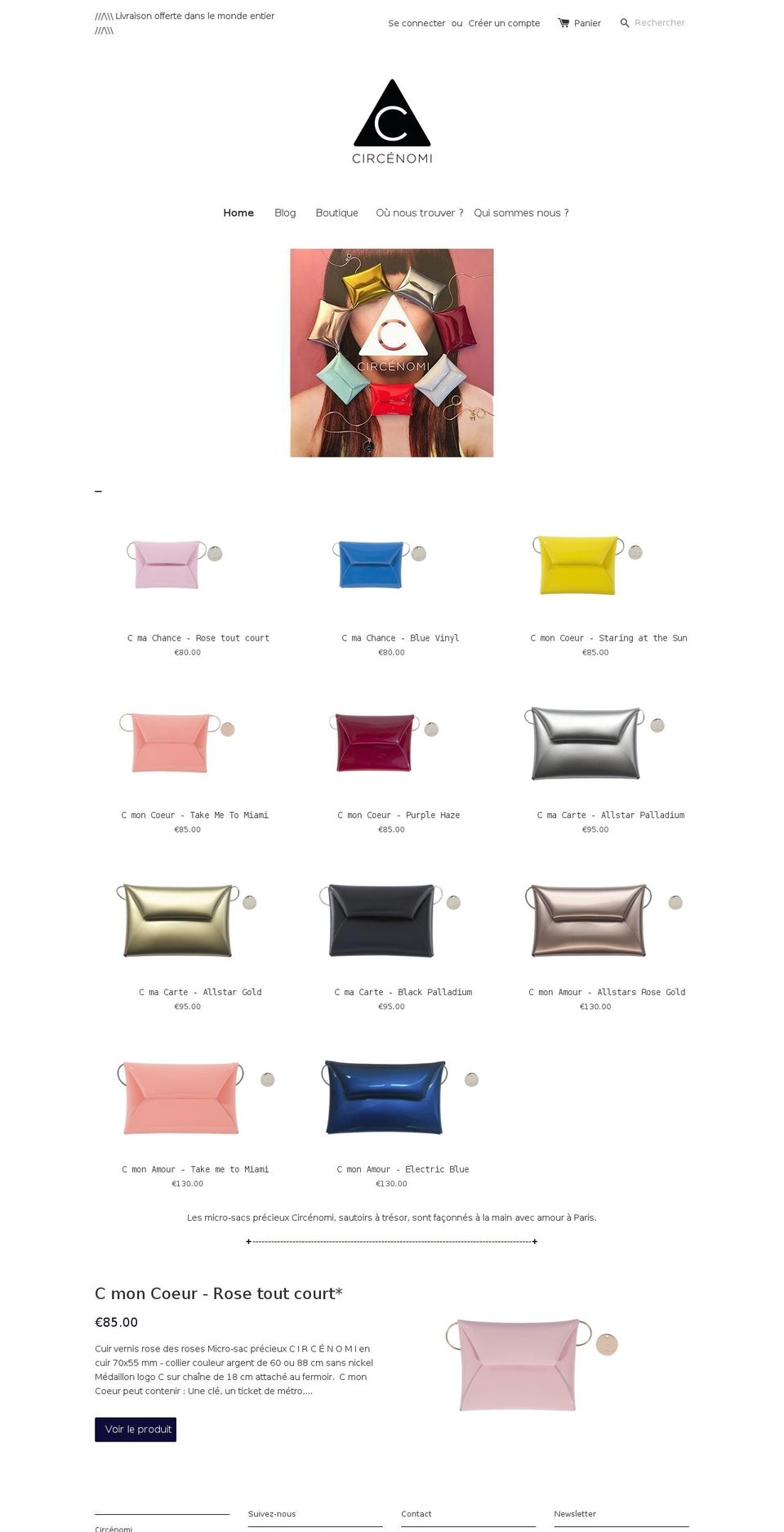 circeparis.com — Shopify storefront screenshot