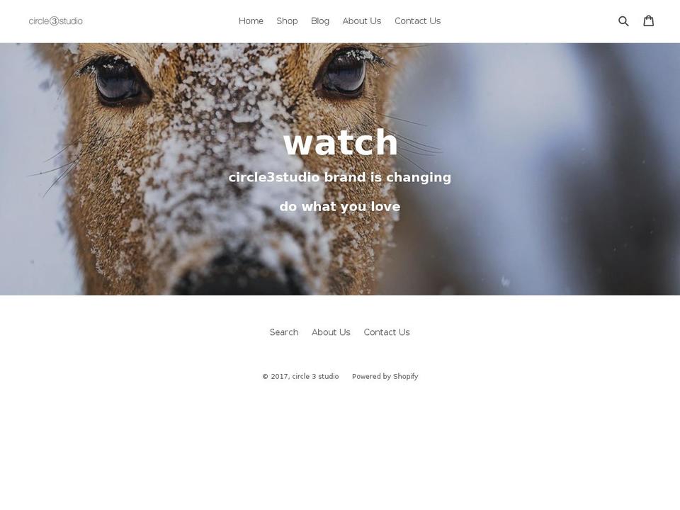 circle3studio.com shopify website screenshot
