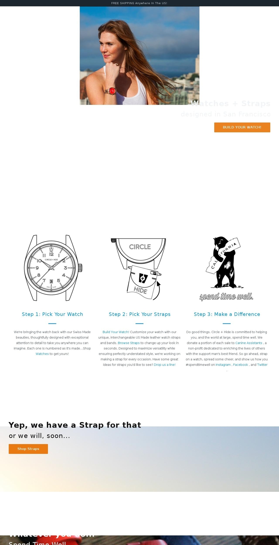 circleandhide.com shopify website screenshot