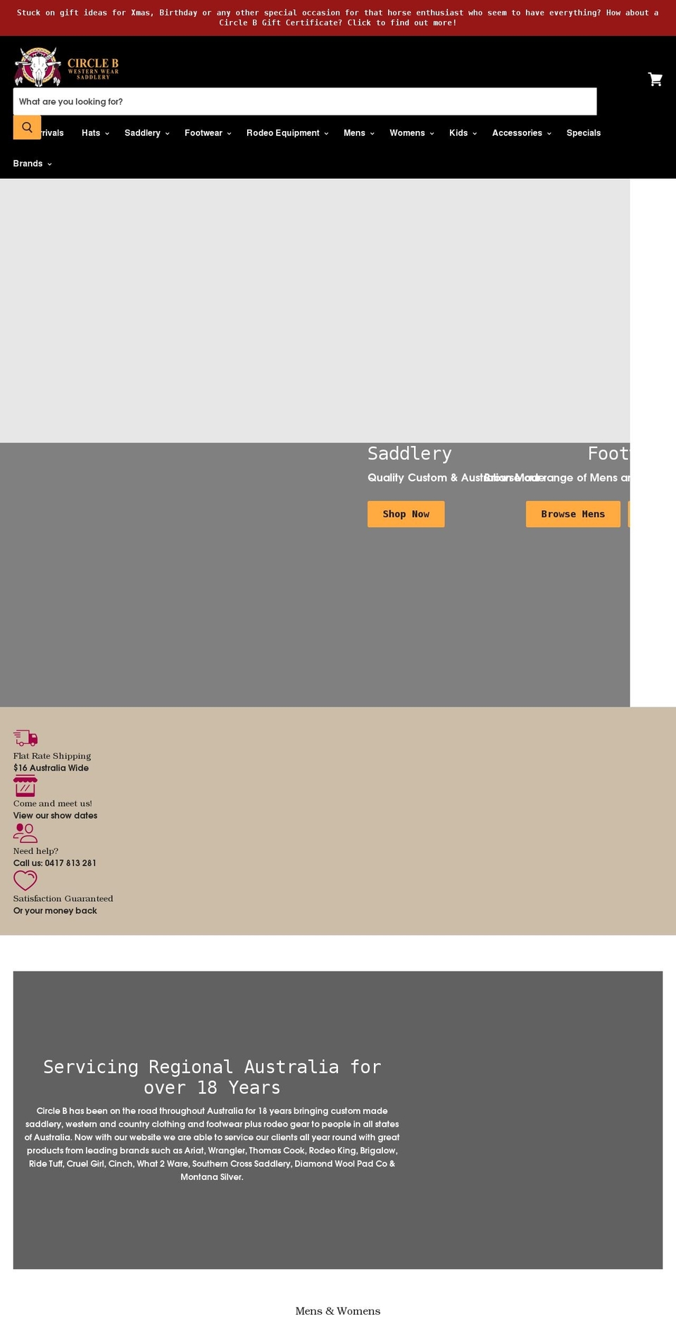 circleb.com.au shopify website screenshot
