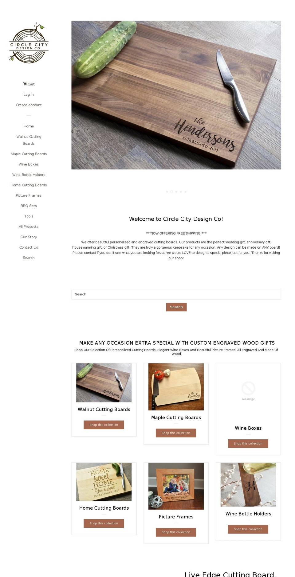 circlecitydesignco.com shopify website screenshot