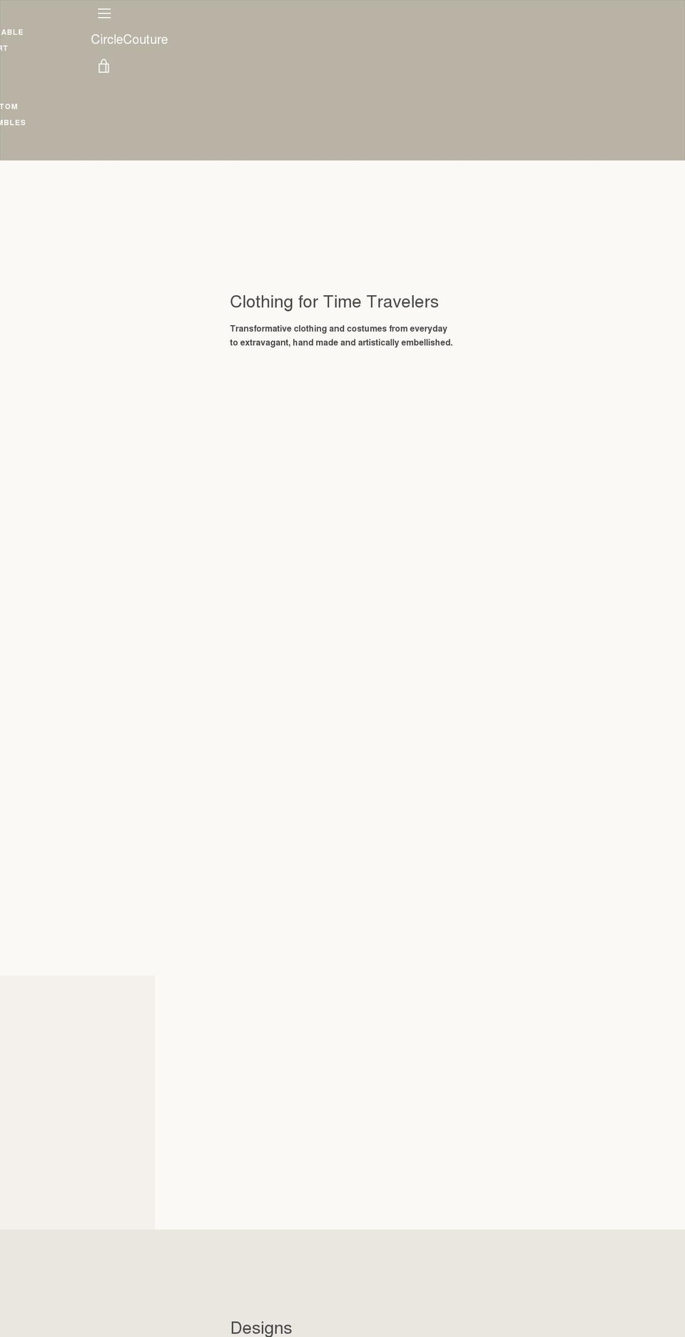 circlecouture.net shopify website screenshot