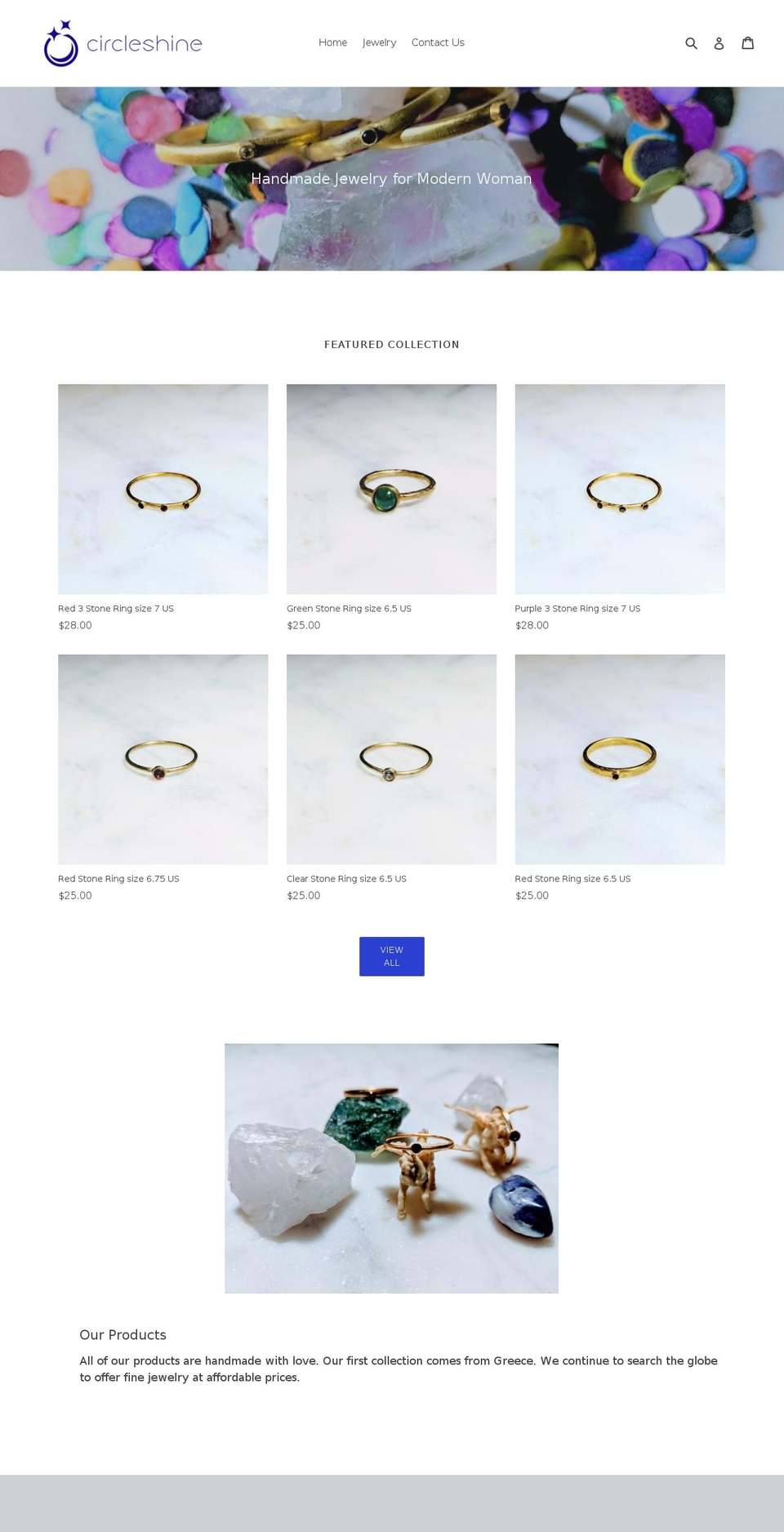 circleshine.com — Shopify storefront screenshot