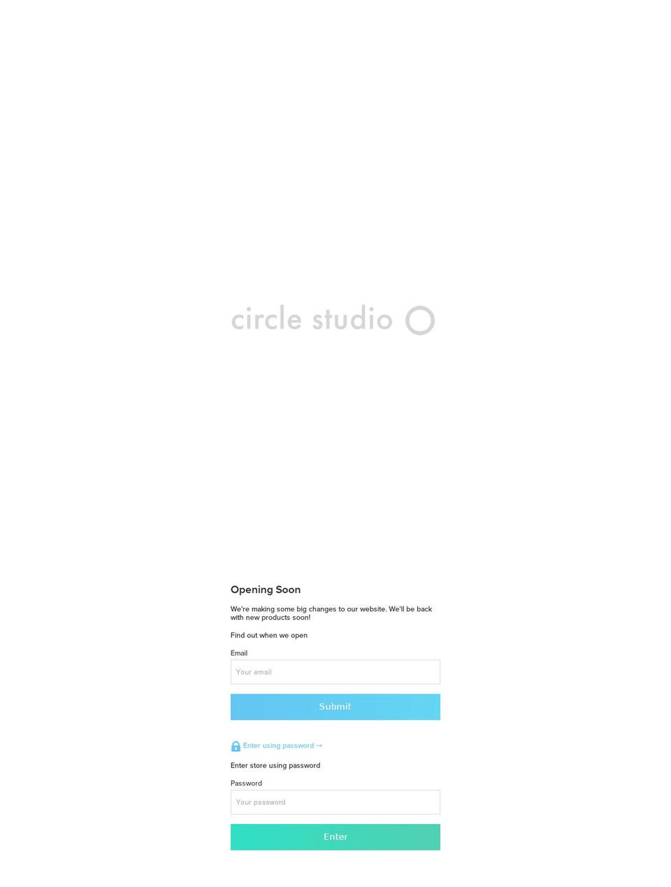 circlestudio.co shopify website screenshot