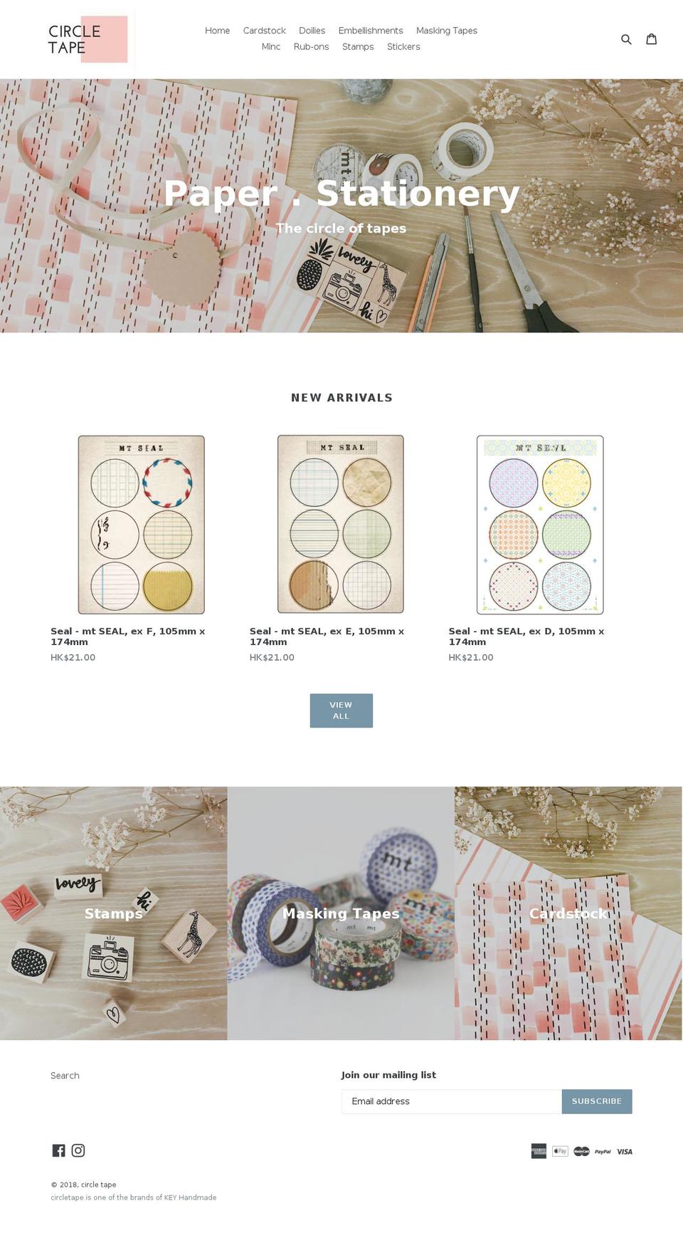 circletape.com — Shopify storefront screenshot