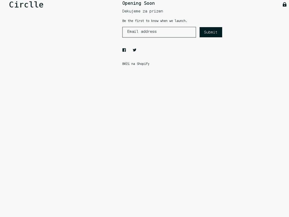 circlle.cz shopify website screenshot