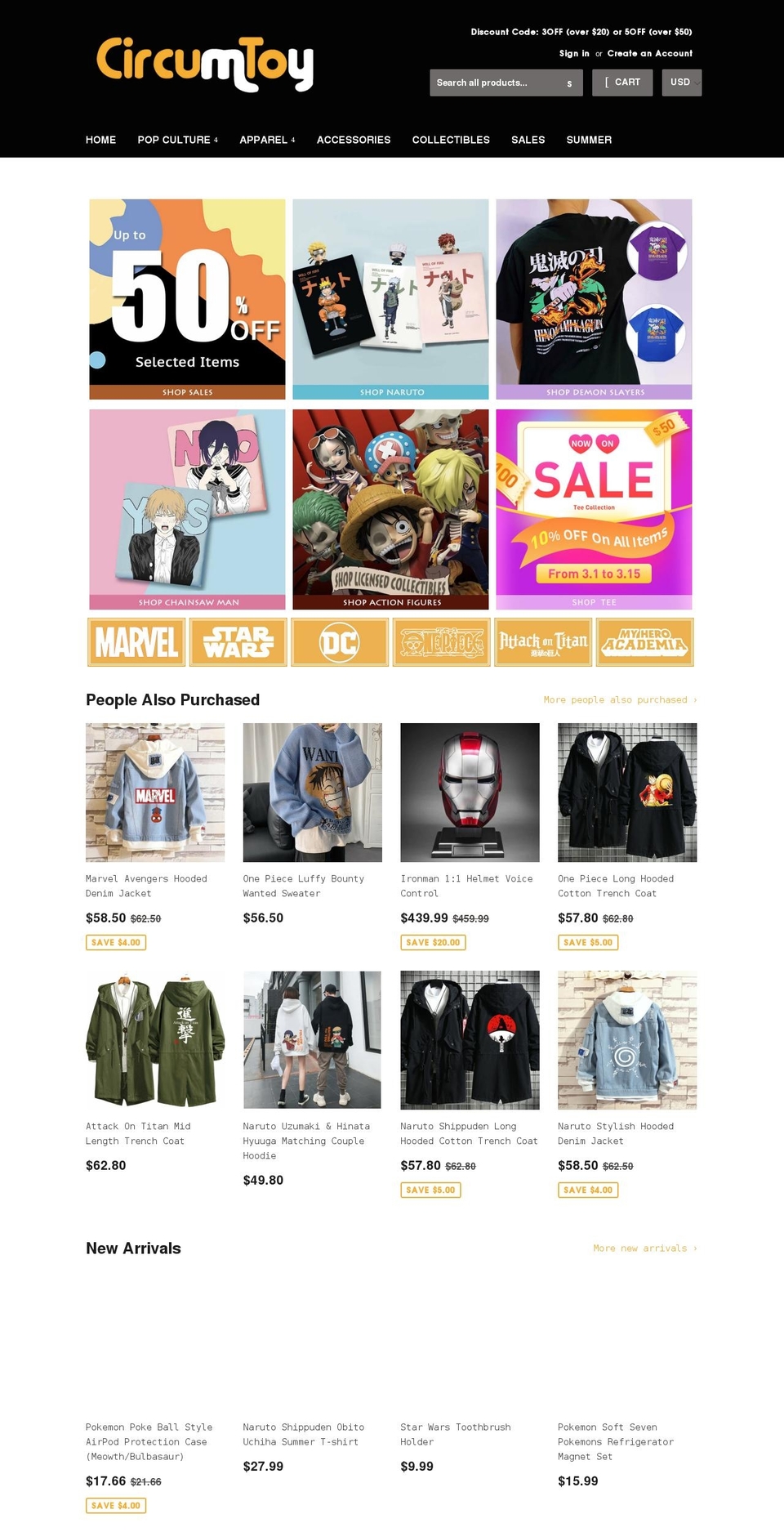 circumtoy.com — Shopify storefront screenshot