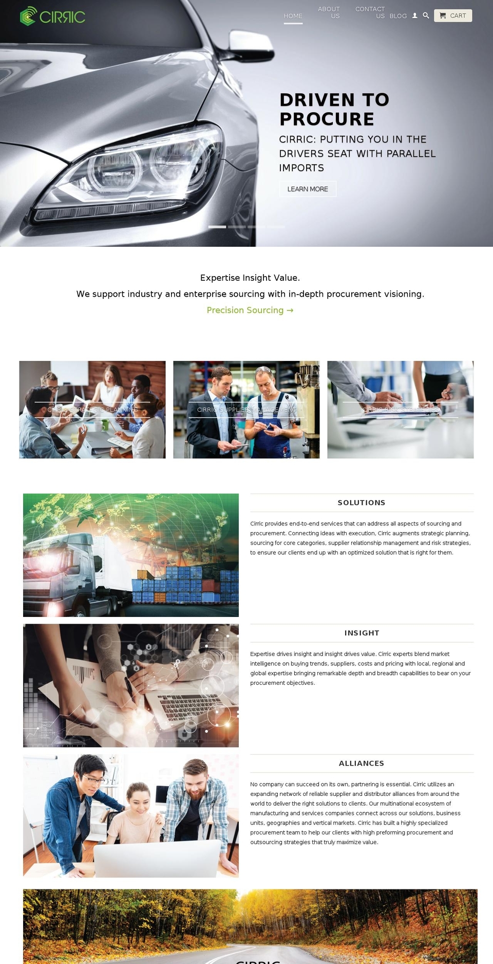 cirric.com shopify website screenshot