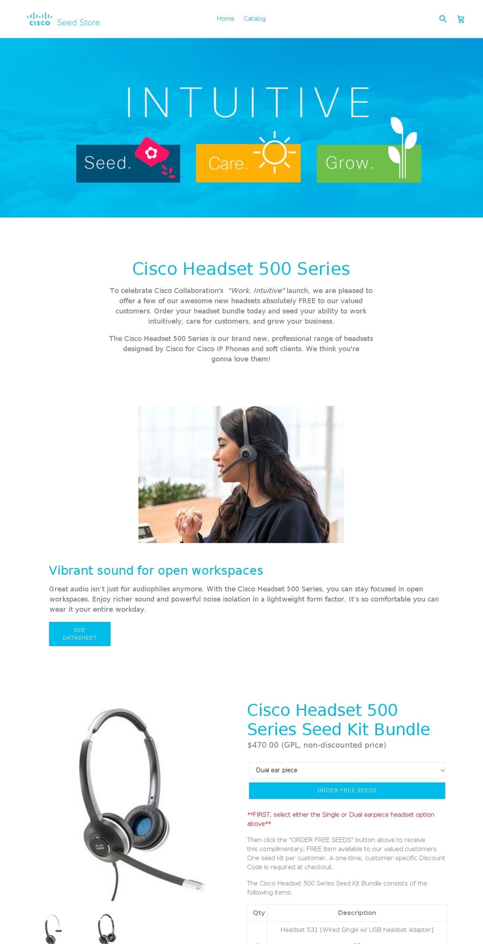 ciscoseed.com — Shopify storefront screenshot