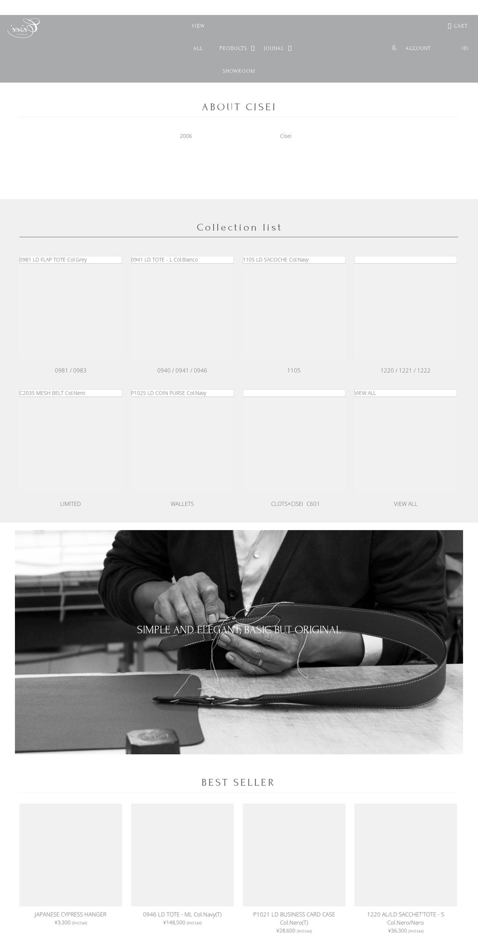 cisei-firenze.com — Shopify storefront screenshot