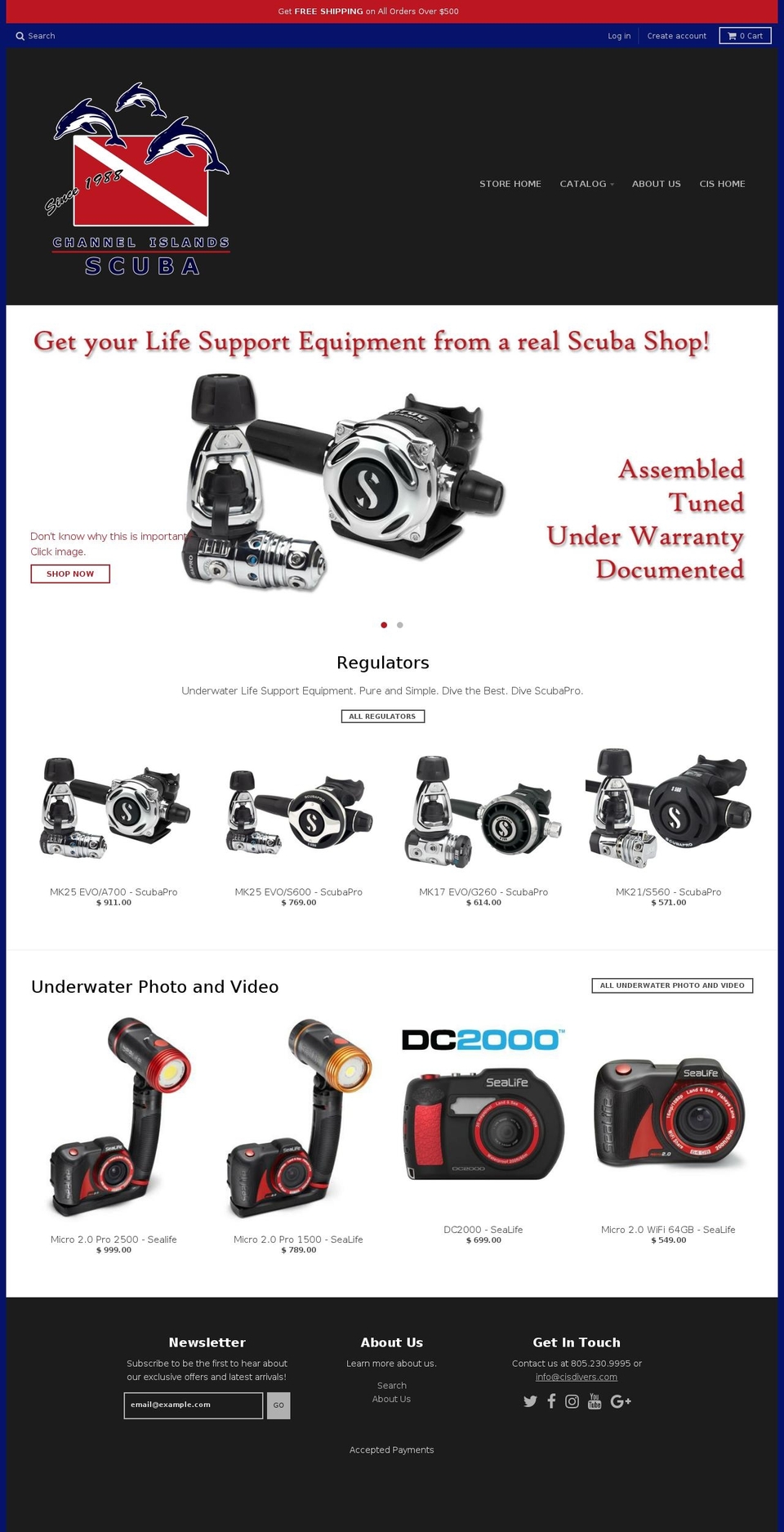 cisscubastore.com shopify website screenshot