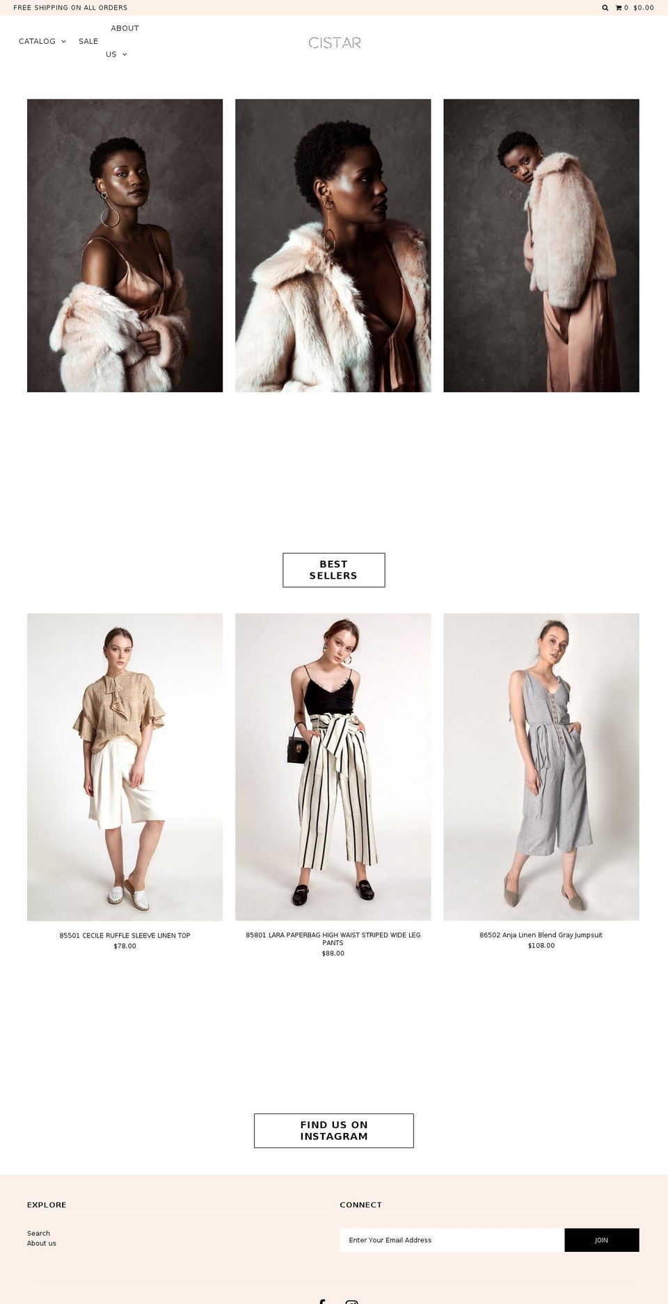 cistarnewyork.com shopify website screenshot