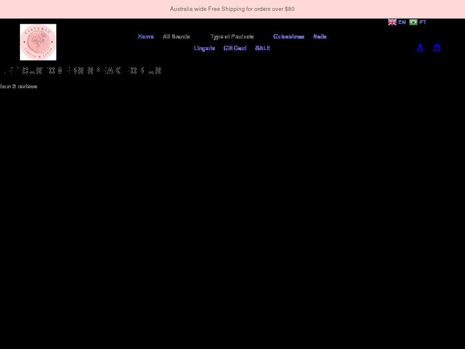 cisterli.com shopify website screenshot
