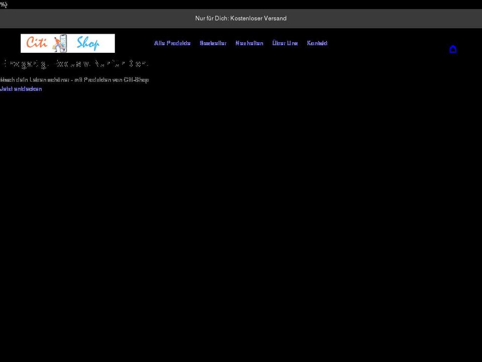 citi-shop.de shopify website screenshot