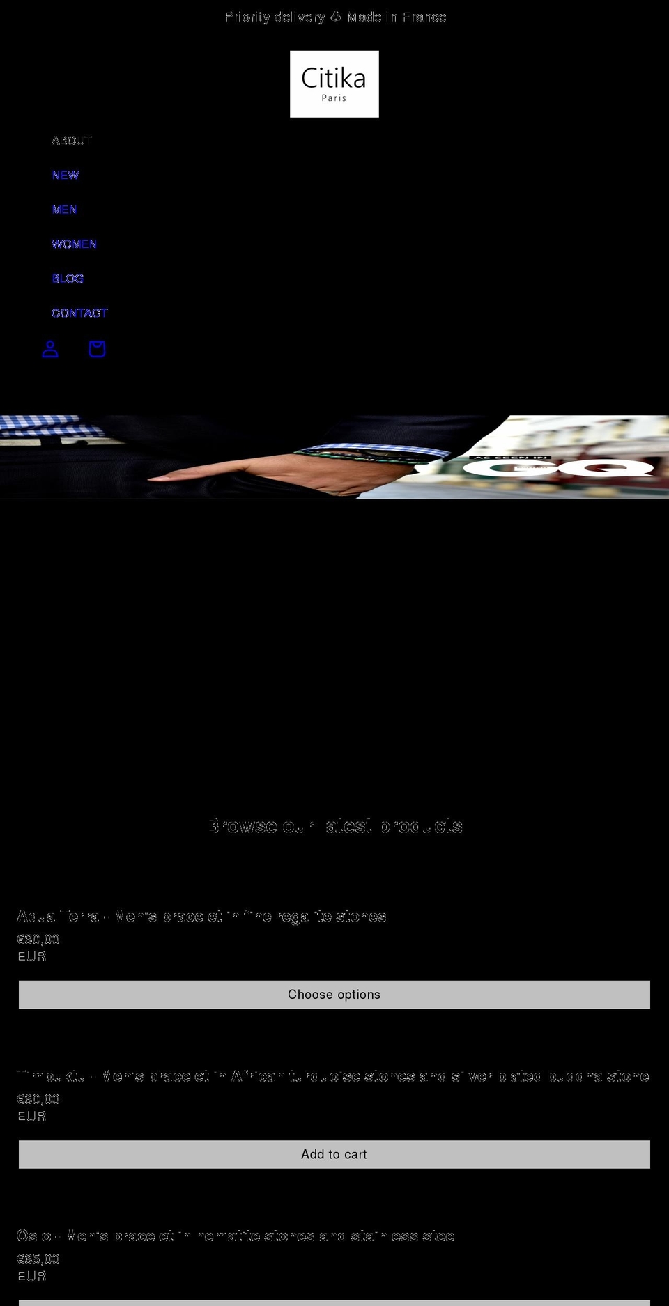 citikaparis.com — Shopify storefront screenshot