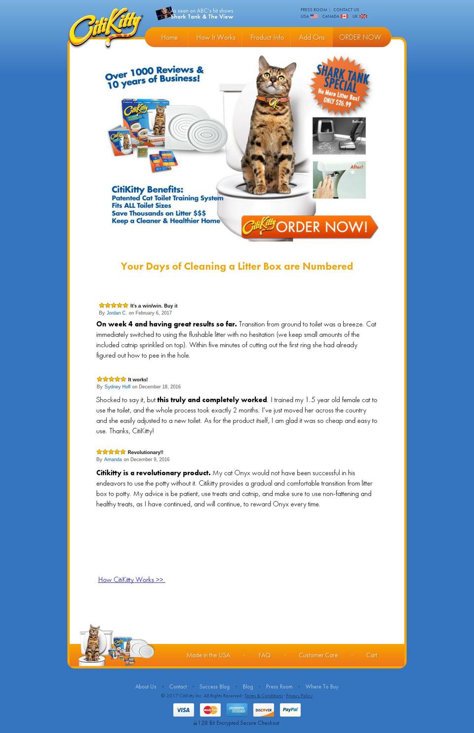 CitiKitty Shopify theme site example citikitty.com