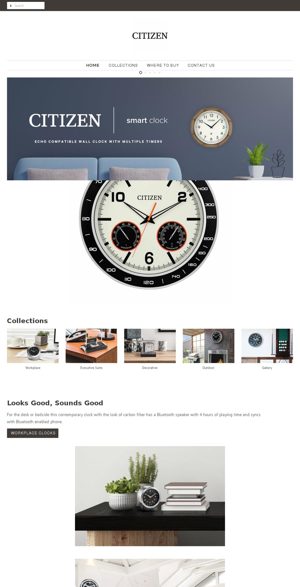 citizen-clocks.com — Shopify storefront screenshot