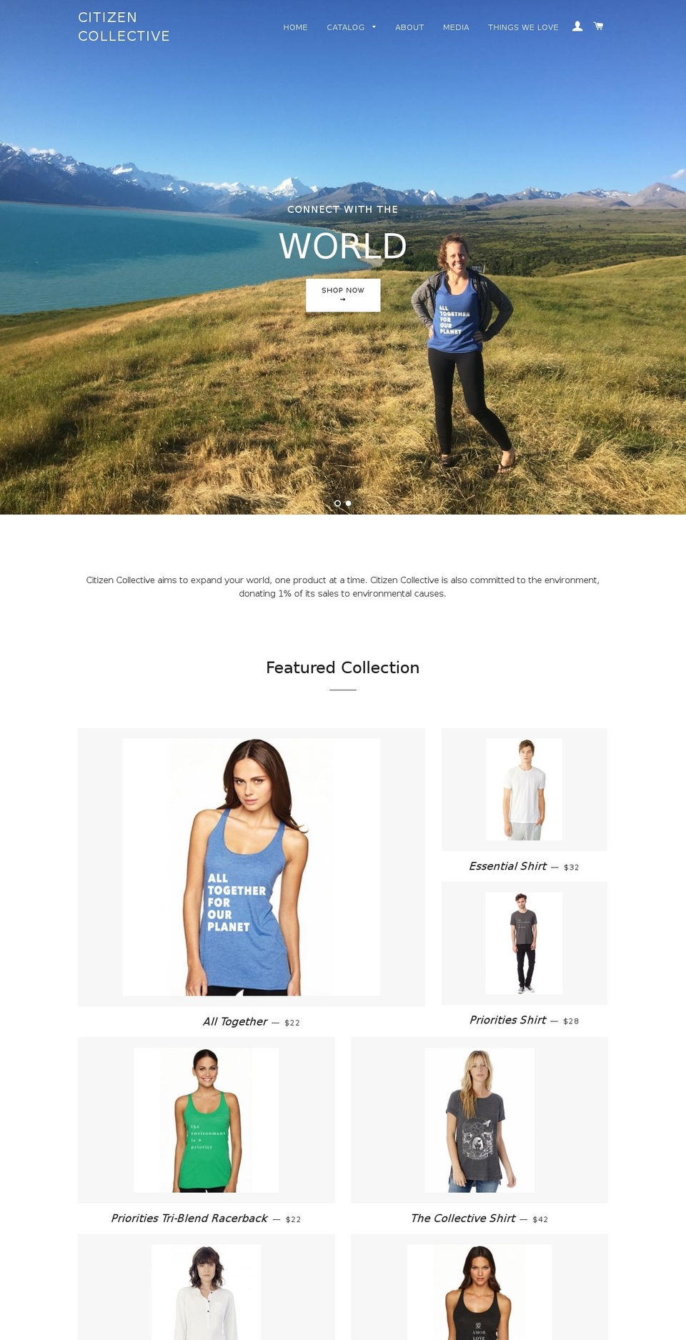 citizencollective.com shopify website screenshot
