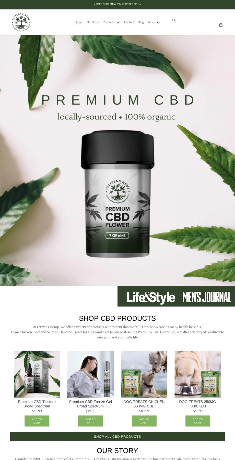 citizenshemp.com shopify website screenshot
