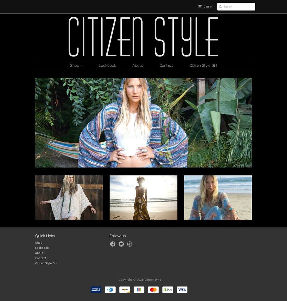 citizenstyle.com — Shopify storefront screenshot