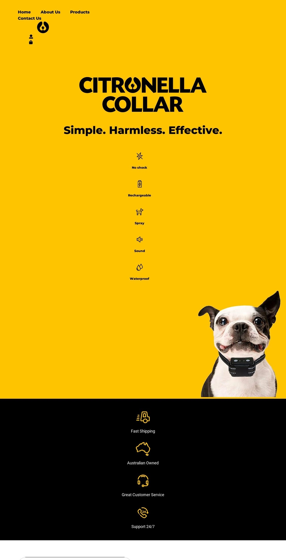 citronellacollar.com.au shopify website screenshot
