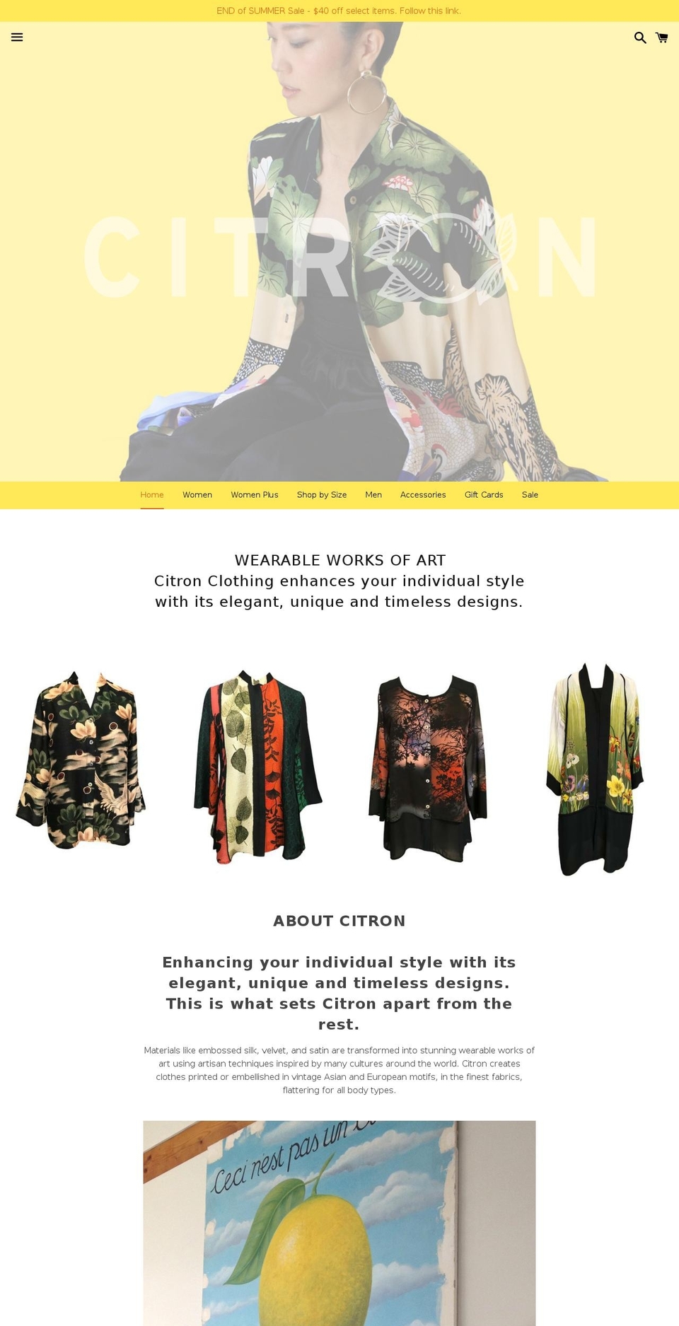 citronstore.com — Shopify storefront screenshot