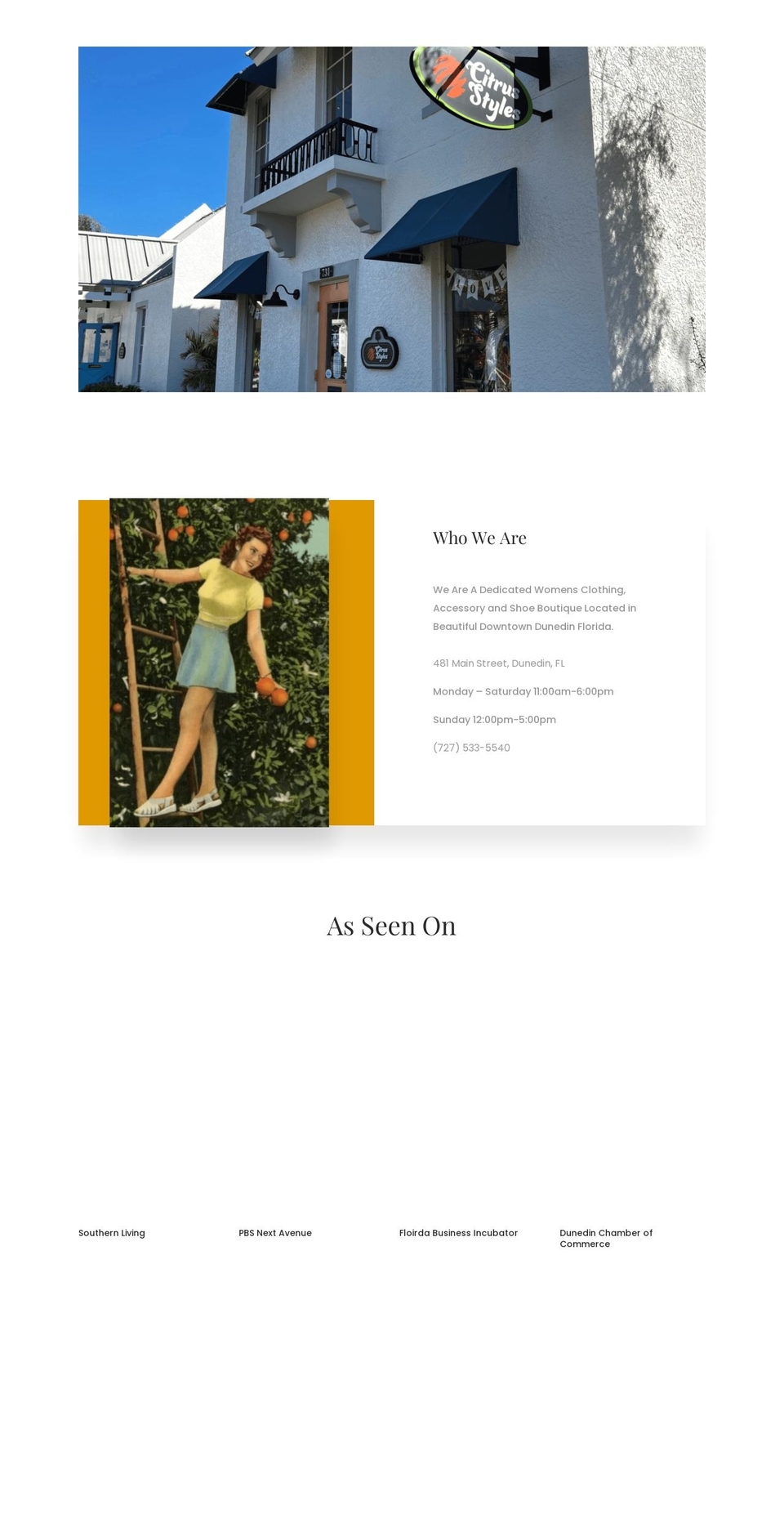 citrusstyles.com shopify website screenshot