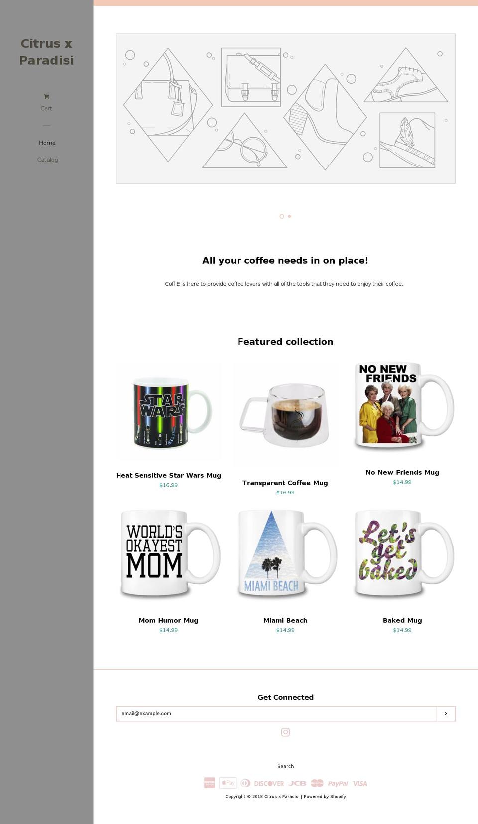 citrusxparadisi.com — Shopify storefront screenshot