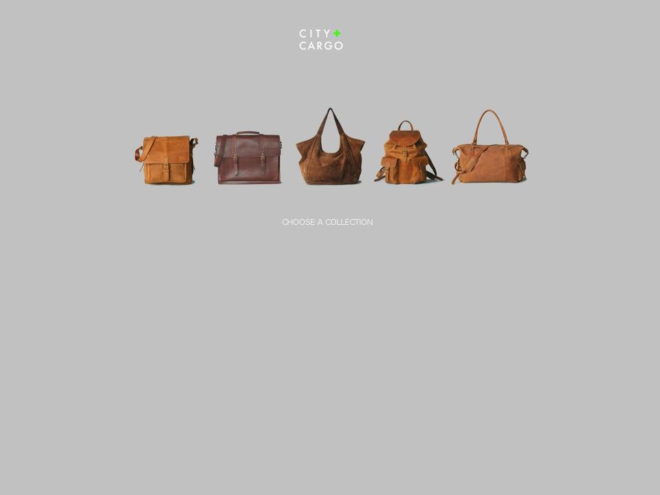 cityandcargo.com shopify website screenshot