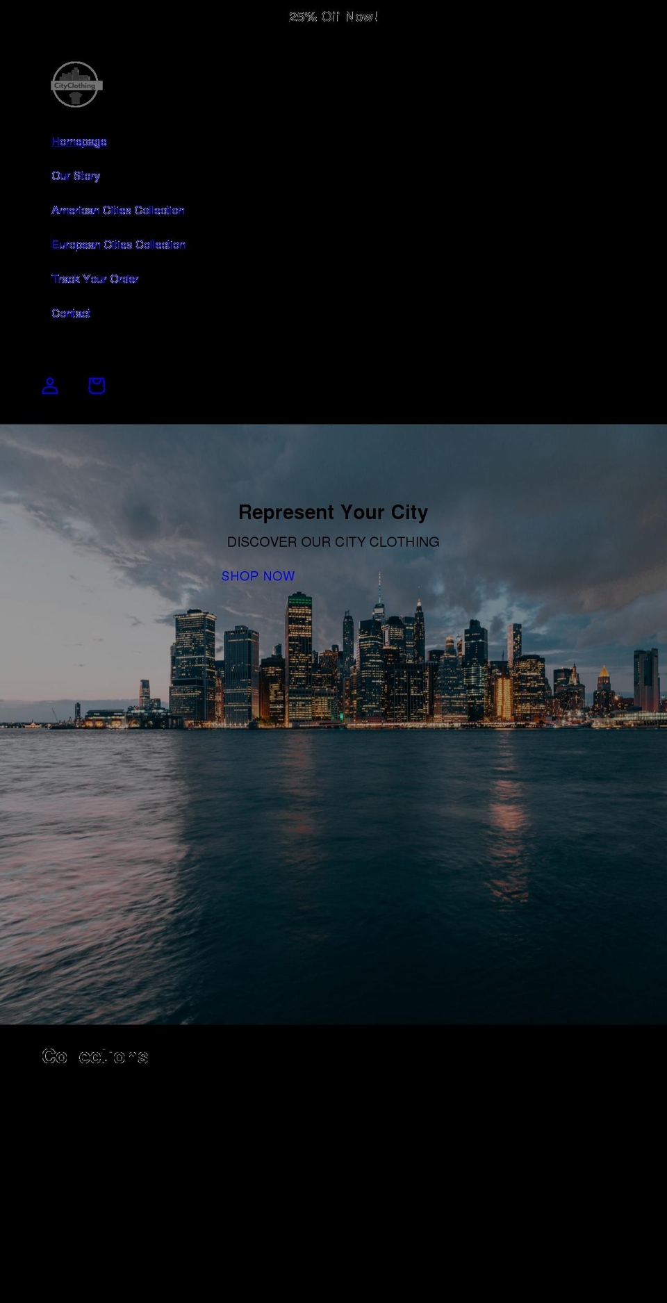 cityclothing.net shopify website screenshot
