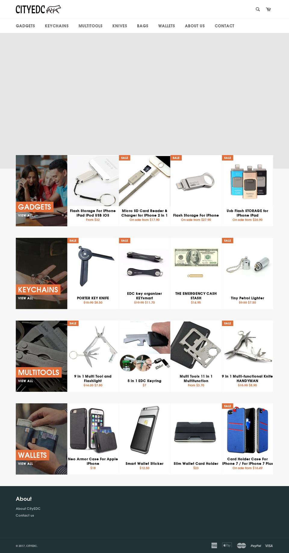 cityedc.com shopify website screenshot