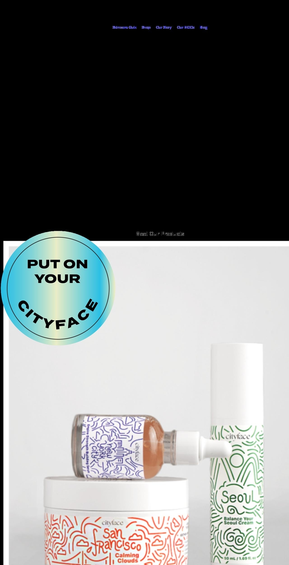 cityfaceus.com shopify website screenshot