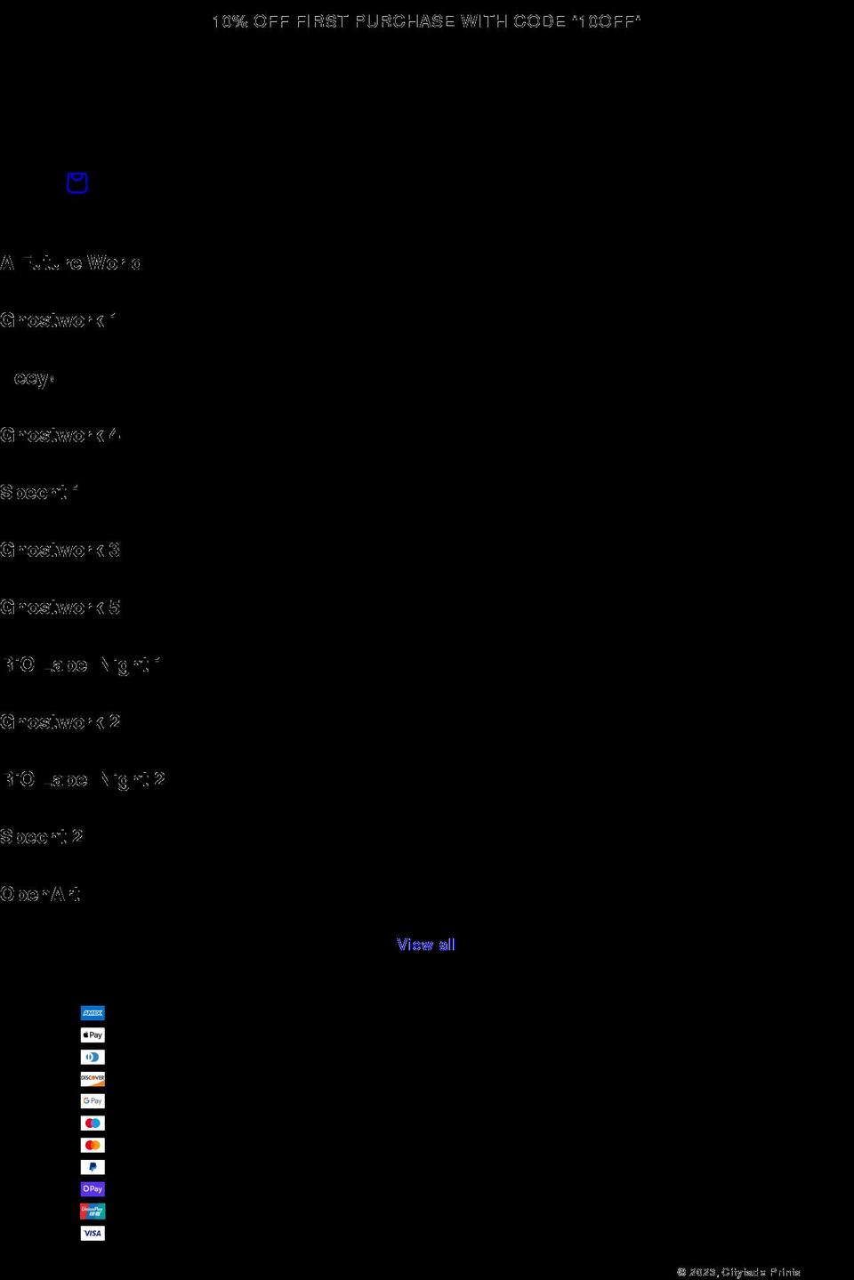 cityfade.com shopify website screenshot