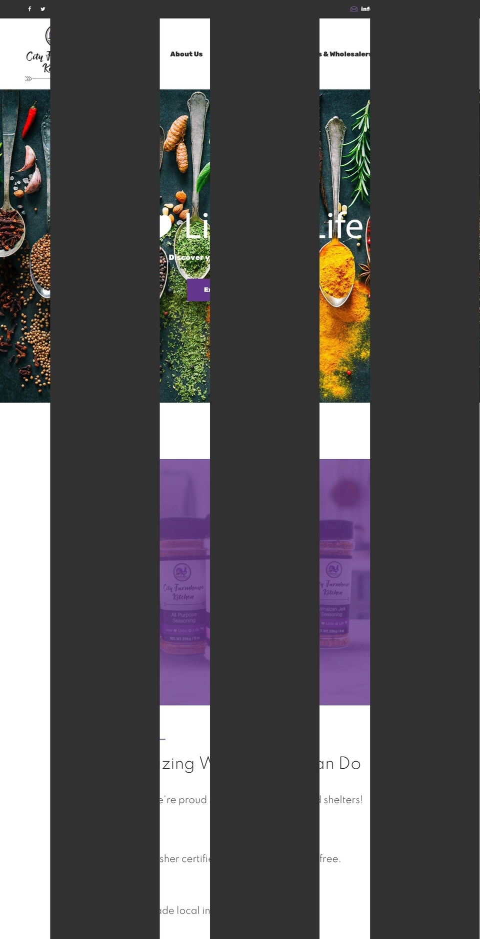 cityfarmhousekitchen.com shopify website screenshot