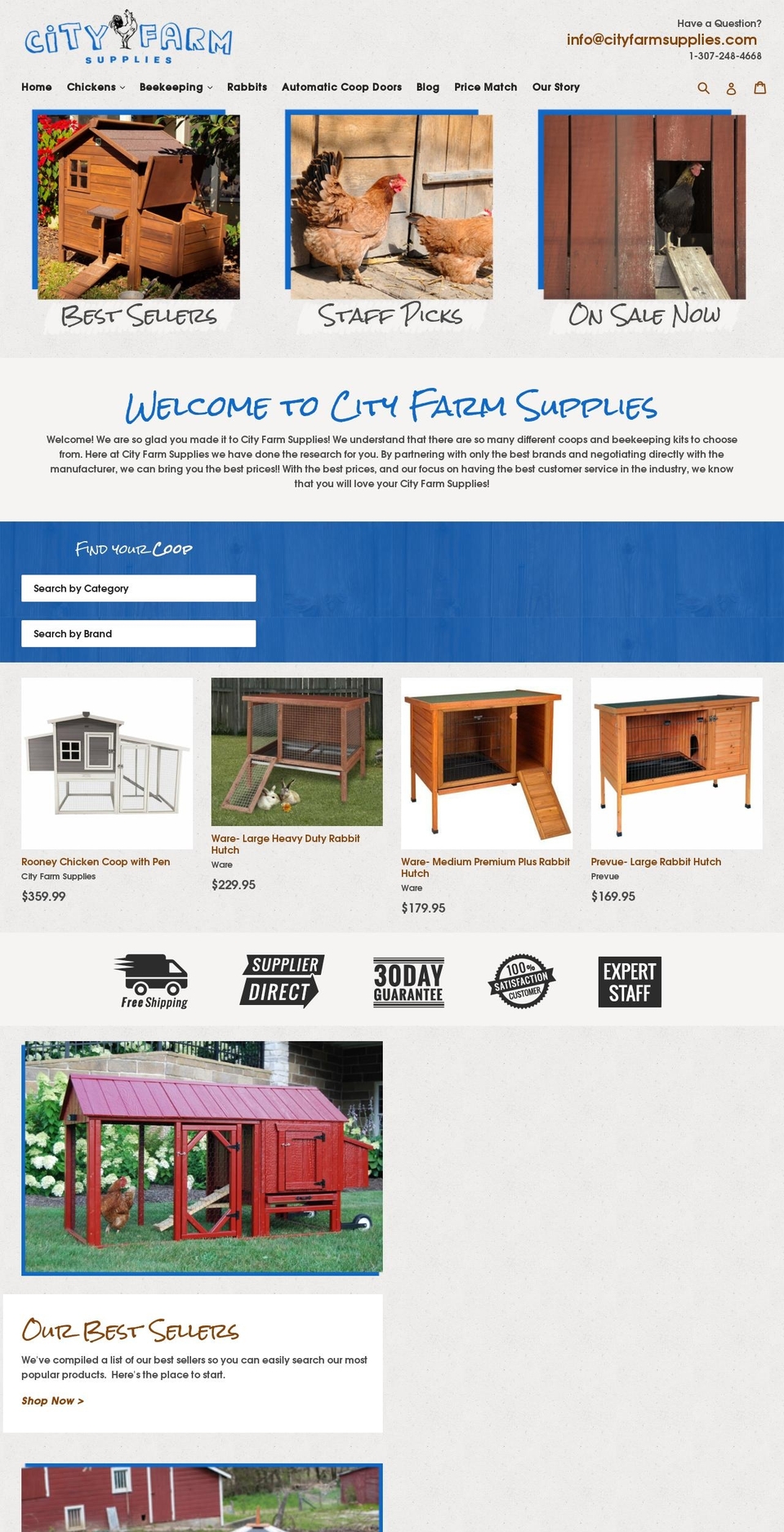 dsl-premium Shopify theme site example cityfarmsupplies.com