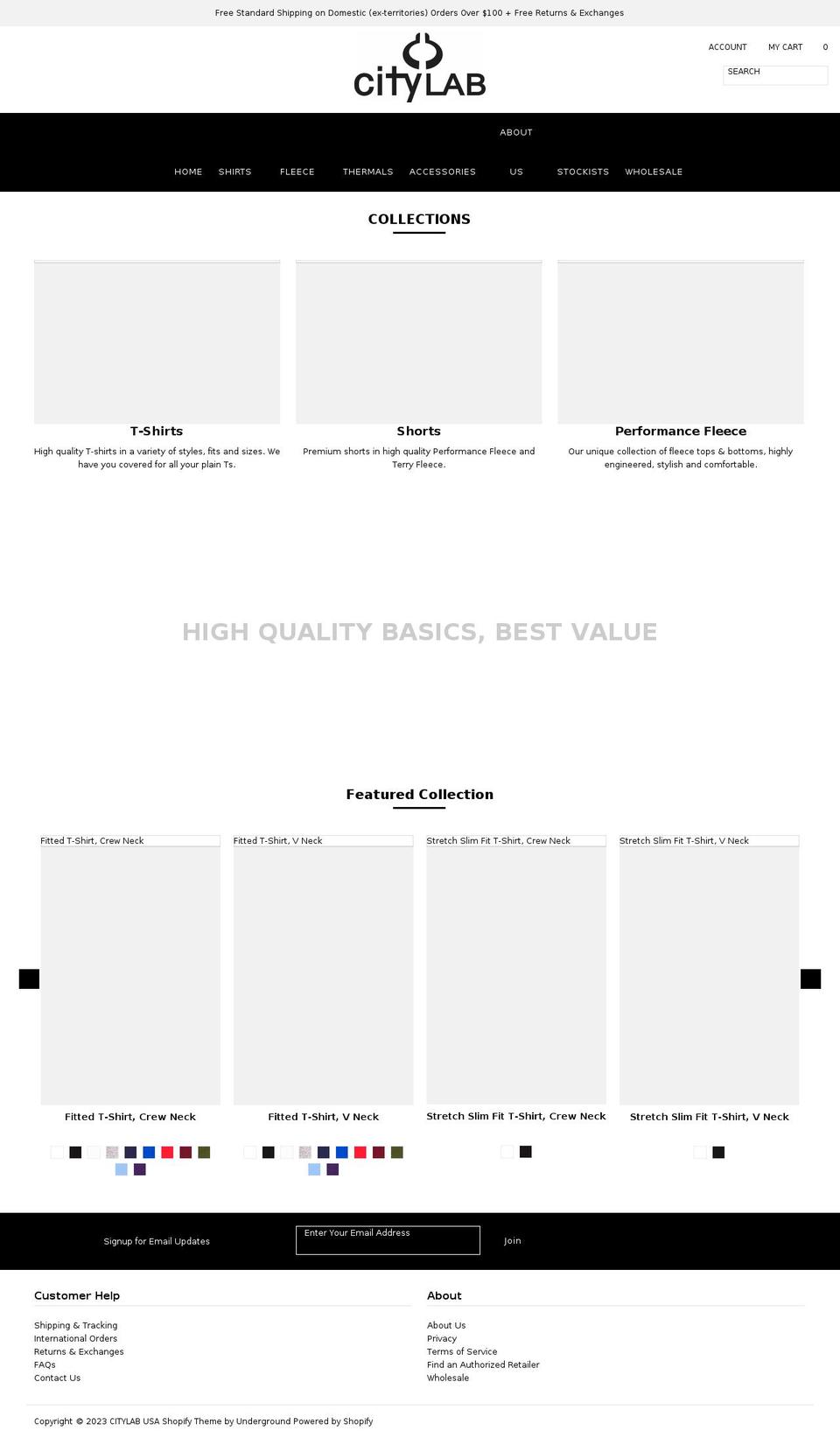 citylabusa.com shopify website screenshot