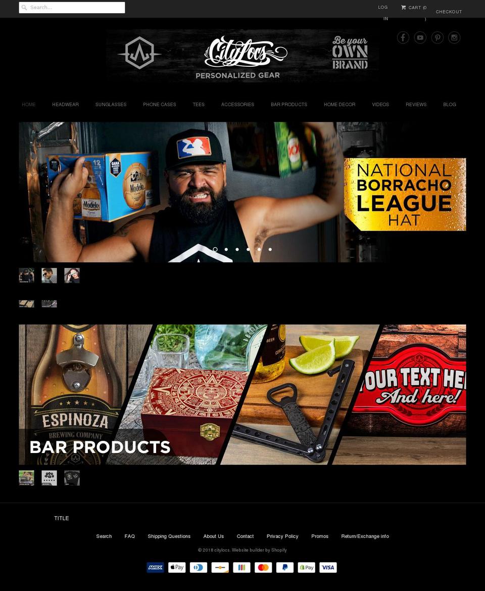 citylocs.myshopify.com shopify website screenshot