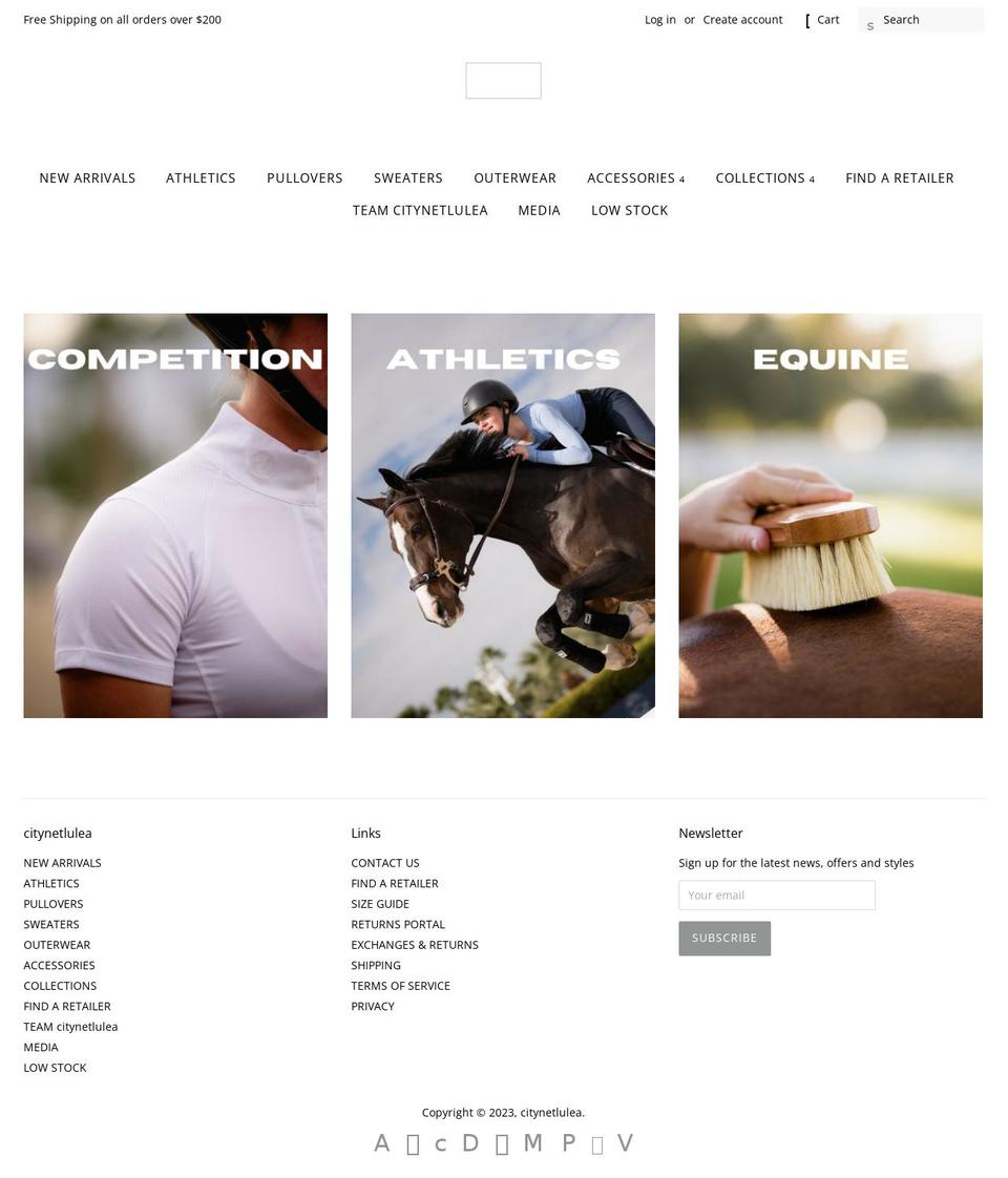 citynetlulea.com shopify website screenshot