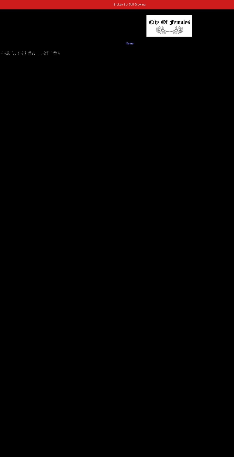 cityoffemales.com shopify website screenshot