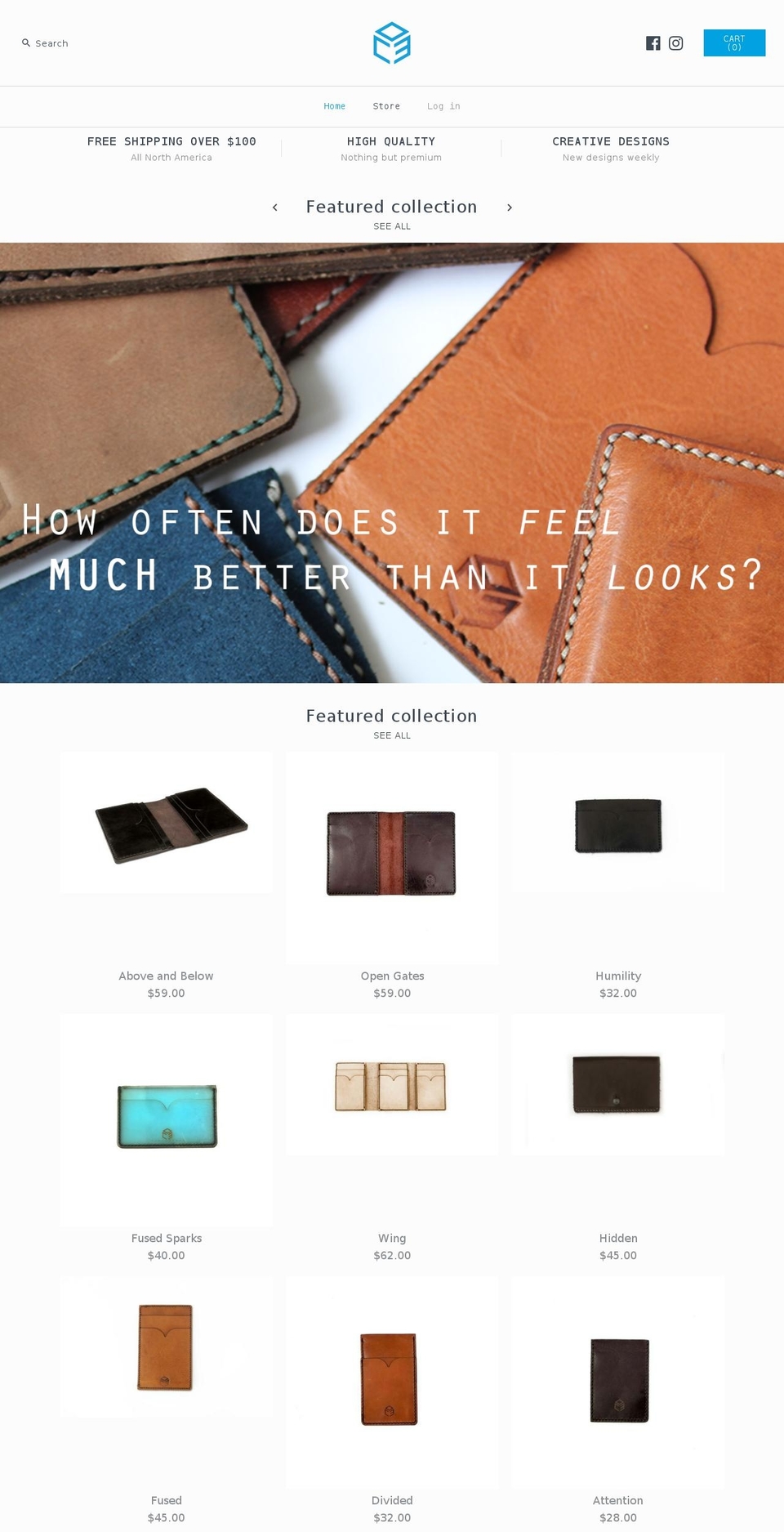 cityofthree.com — Shopify storefront screenshot